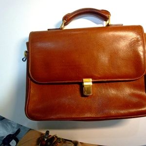 Cole Haan leather briefcase